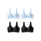 4 Pack (Light Blue 2+Black 2)