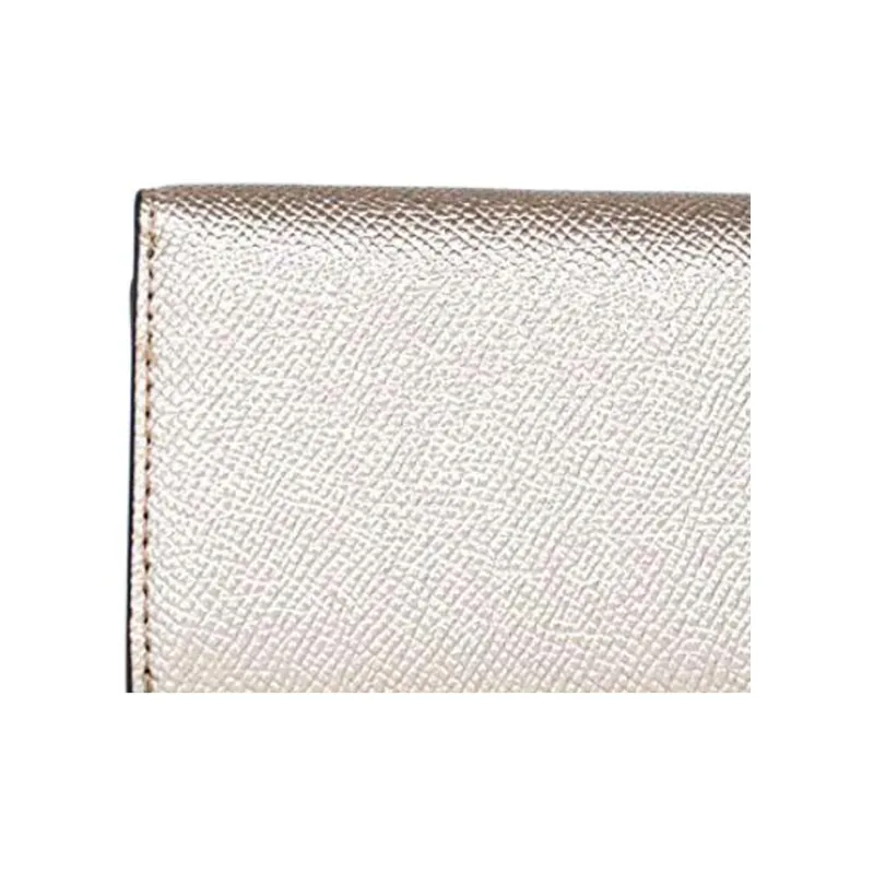 COACH Leather Wallet Women's Gunmetal With Platinum-Plated Accents-4