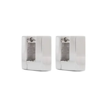 TOM WOOD Small Square Hoops Earrings