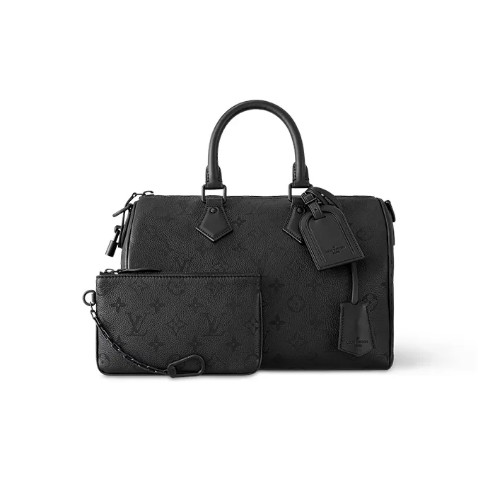LOUIS VUITTON Speedy P9 Bandouliere 30 Ultra Black-1