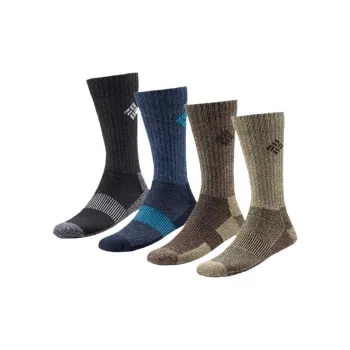 Columbia MC Mid-Calf Socks Men's 4 Pack Mixed Color