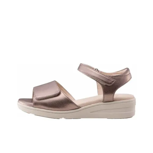 Asics Pedala Beach Sandals Women's Pink Gold