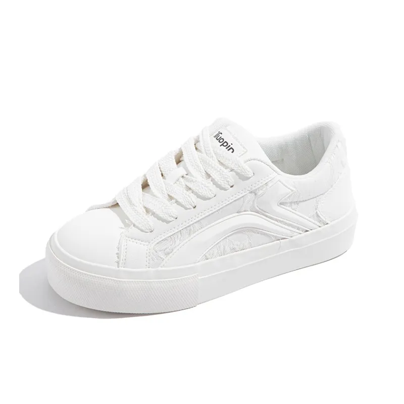 TUOPIN Pie Shoes Anti Slip Wear Resistant Low Top Skateboard Shoes Women's Lemon-19