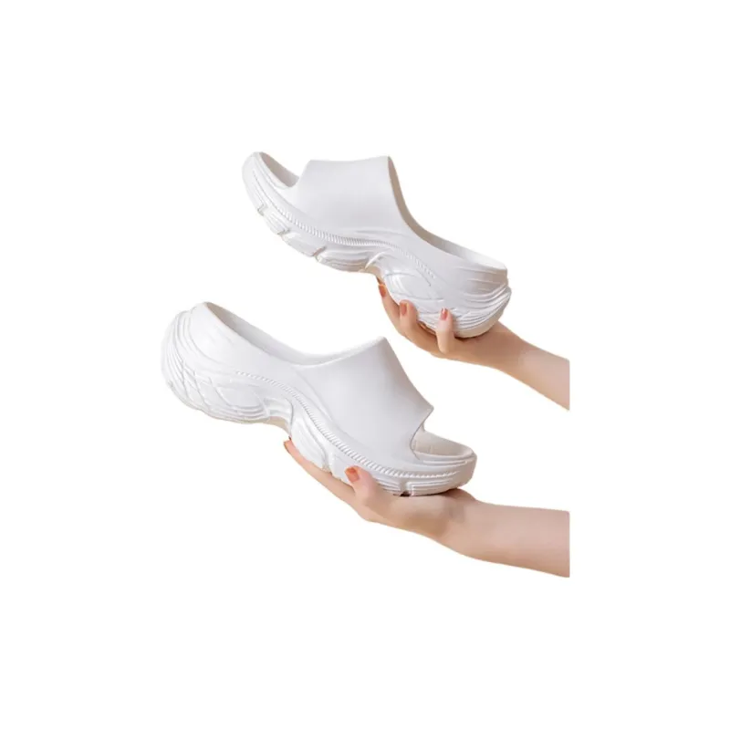 Yamada Hyakuju Home Slippers Black, White-6