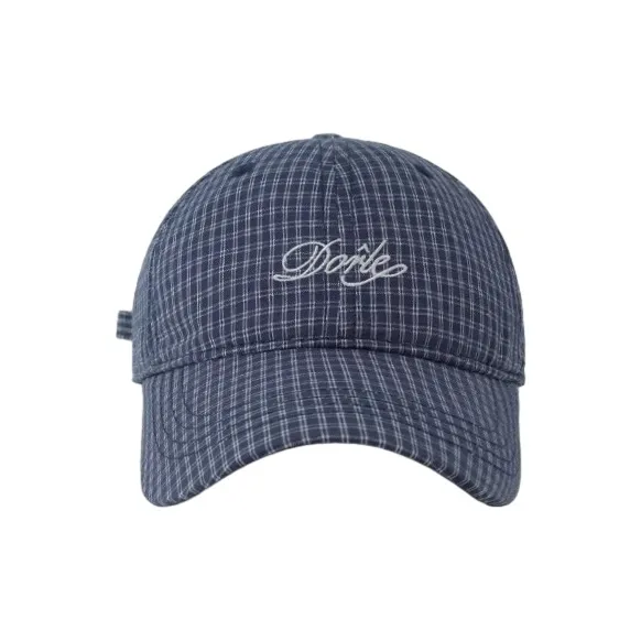 FREE RABBITⅡ Korean Style Fashion Versatile Plaid With A Slimming Effect Baseball Caps Unisex-4