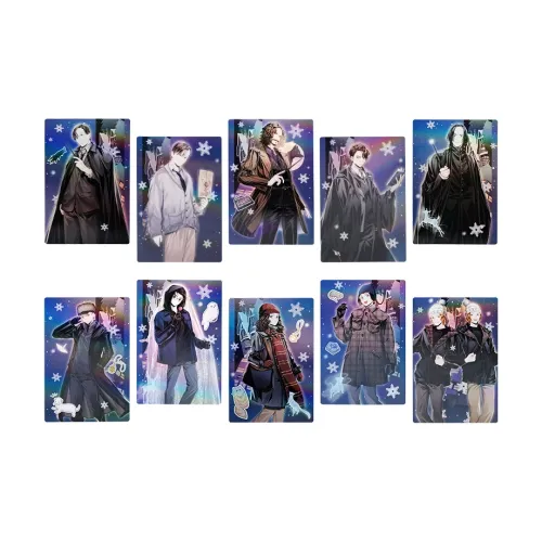 HARRY POTTER Harry Potter, Snow Night Set 10 Pc/Box Anime / Games Postcards