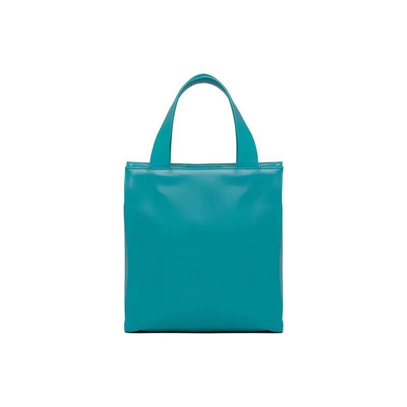 PRADA Sheepskin Handbag Women's Peacock Blue-2