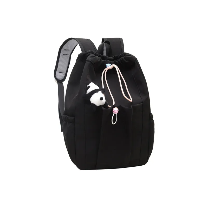 Yalu Nylon Backpack Regular Unisex Multicolor-13