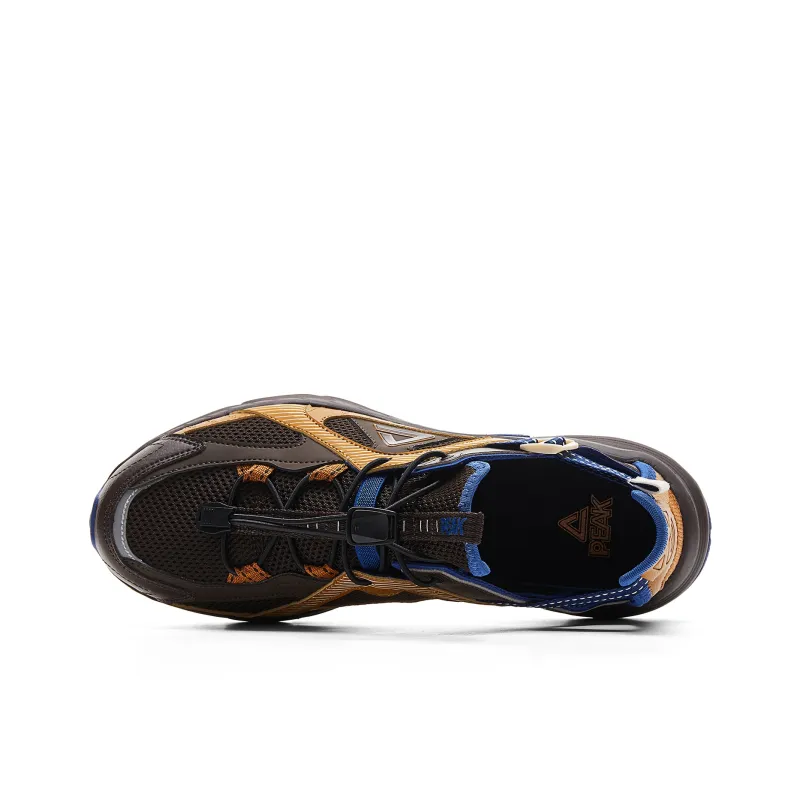 PEAK Cushioning Rebound Wear Resistant Breathable Slip Resistant Low Top Casual Shoes Men's Fawn Brown-3
