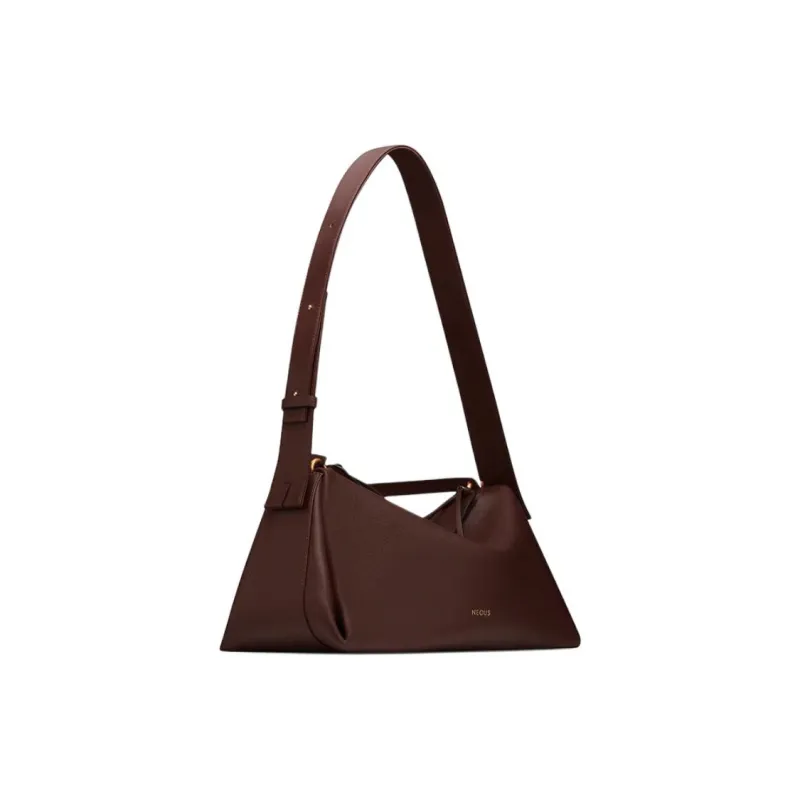 NEOUS Calfskin One Shoulder Handbag Women's Dark Chocolate-2