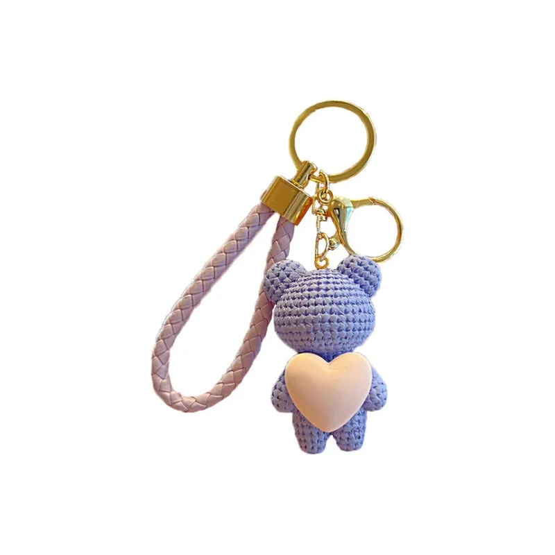 Yi Bu Kang PVC KeyName Refined Internet-Famous Cute Pendant Backpack Charm Car Chain Unisex-13