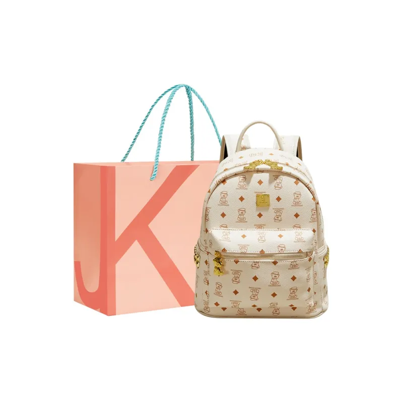 JANE KLAIN Synthetic Leather Backpack Women's Multicolor-7