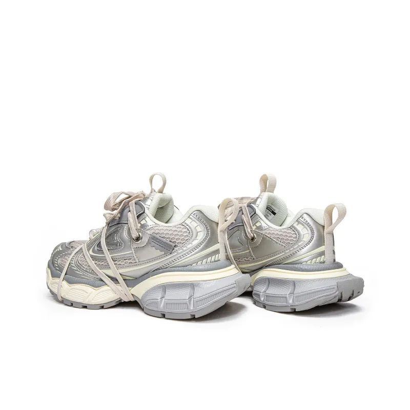 MQ Shock Absorbers With Slip Resistant And Abrasion Resistant Properties Low Top Chunky Sneakers Unisex-3