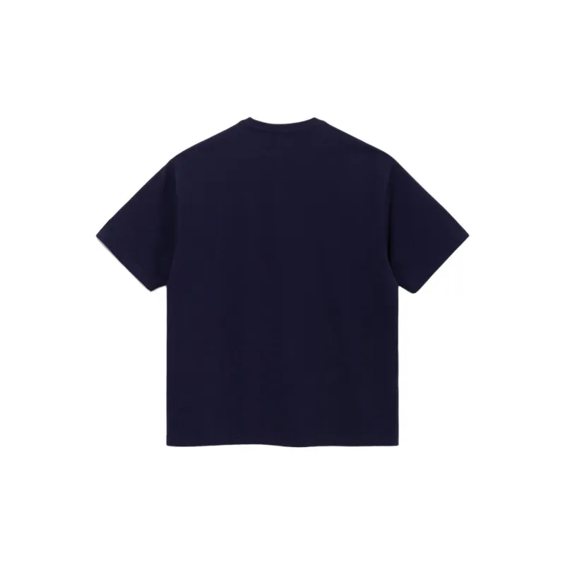 New Era T Shirt Men's Marine Blue-1