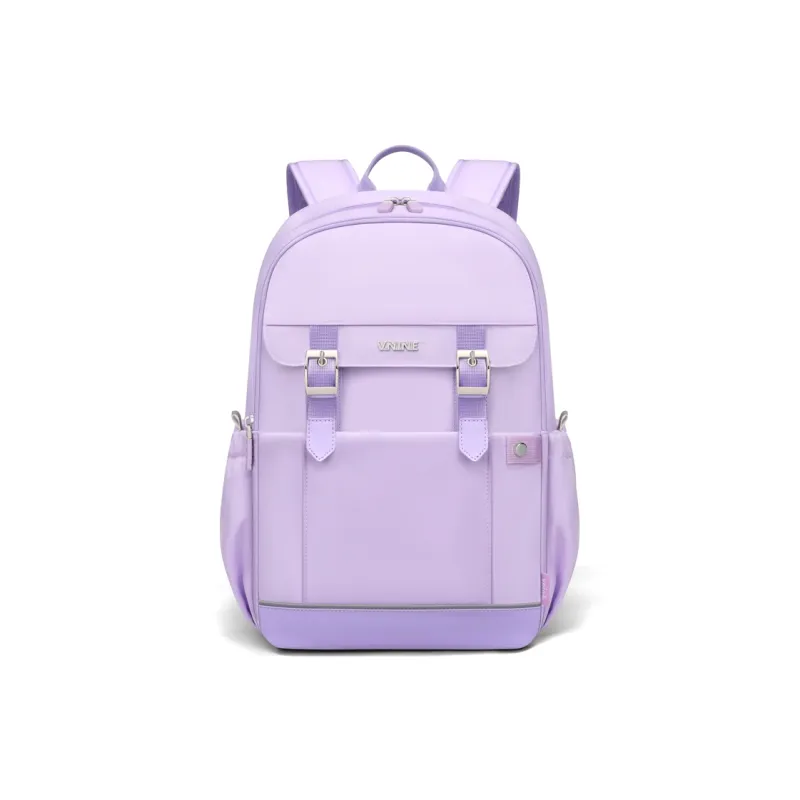 V.NINE Fabric Student Bag Unisex Taro Purple/Starry Blue-1