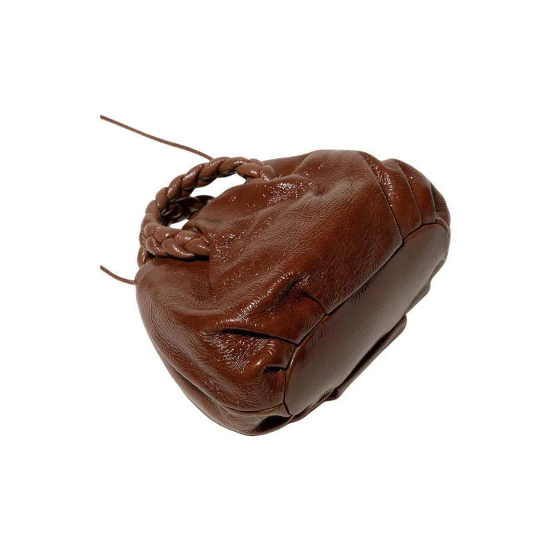 Hereu Lambskin Shoulder Bag, Crossbody Bag, Handbag Trumpets Women's Cocoa-1