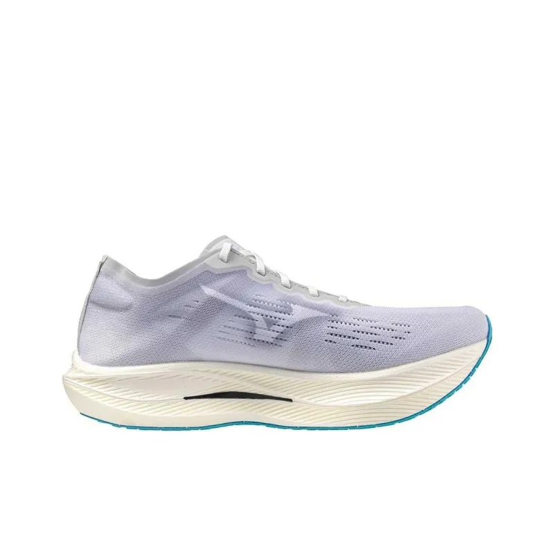 Mizuno WAVE REBELLION PRO Abrasion-Resistant Low-Top Running Shoes Men's White Blue-2
