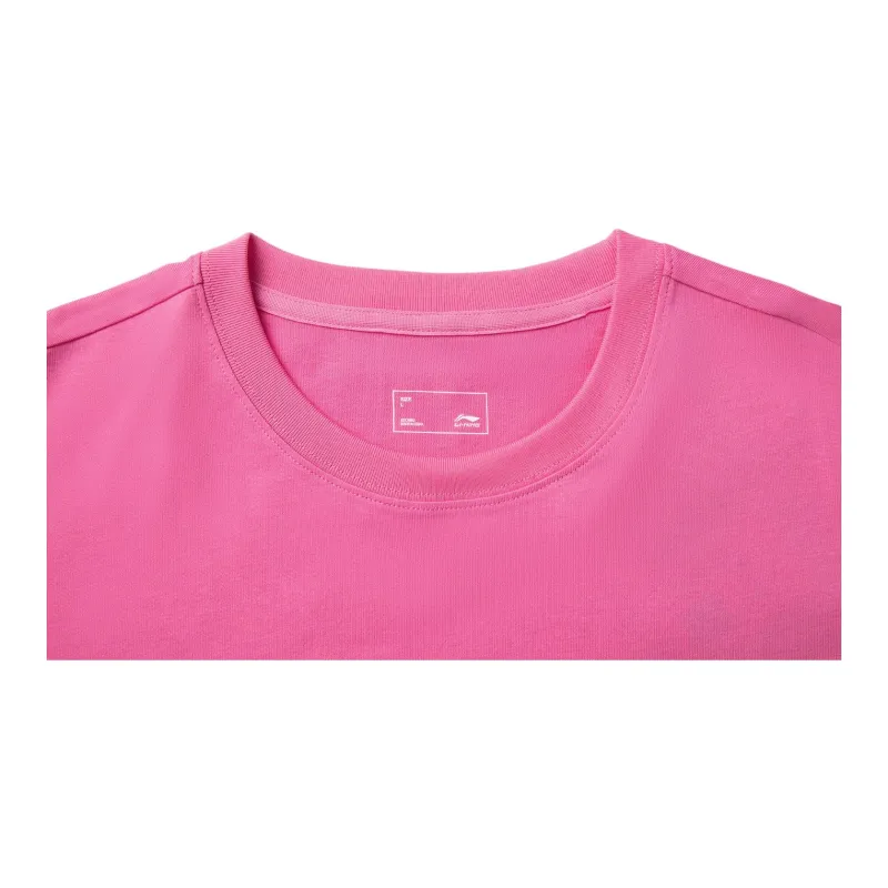 LiNing Sports Life Collection T Shirt Unisex Energy Powder-2