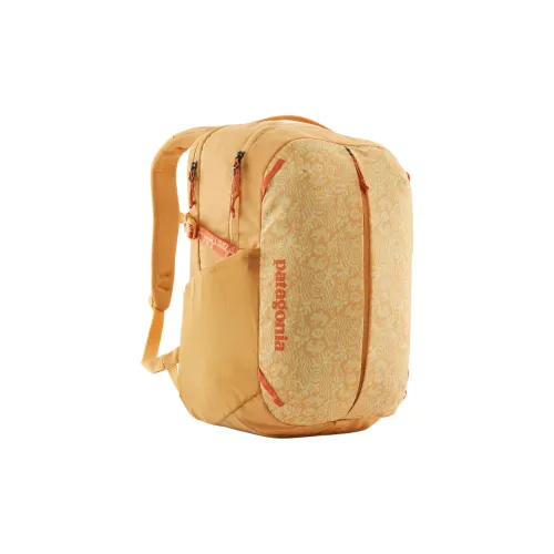 Patagonia Recycled Polyester Backpack Unisex Mustard Yellow
