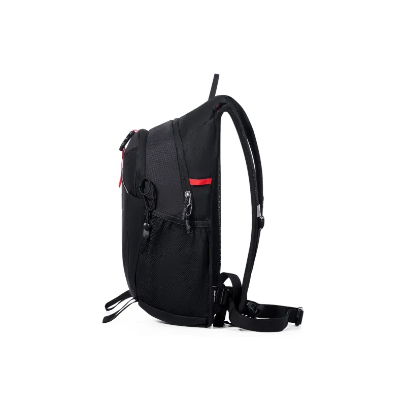 OIWAS Fabric Backpack Unisex Black/Dark Blue/Dark Gray-3