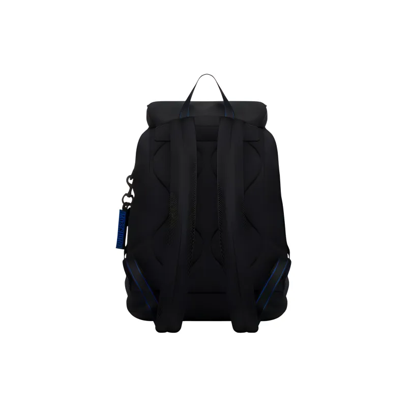 MOSCHINO Polyamide Backpack Men's Black & Blue-2