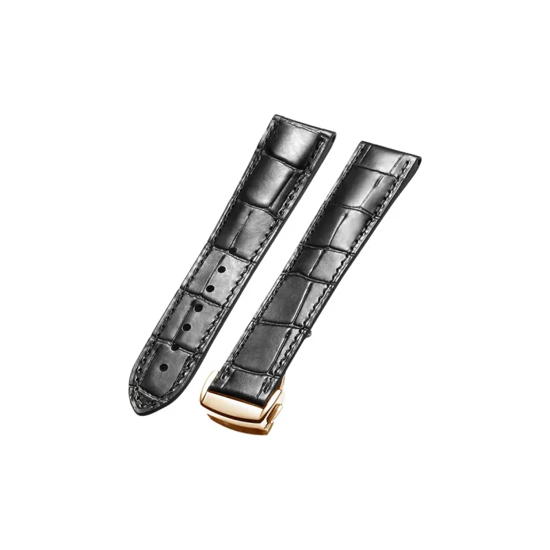 MILANQIAN M&Q Watch Band Omega Compatibility 200mm Cowhide Leather Material Unisex-8