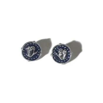 TONE & TALE Rhodium plated Copper Stud Earrings Women's