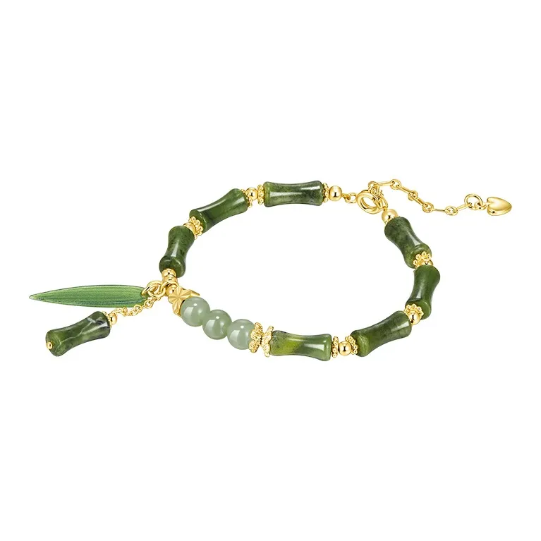 SOFTDORA Hetian Jade Bracelets Green Jade Women's-4