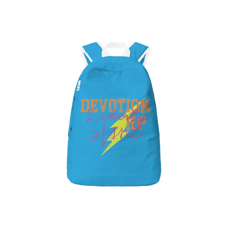 HINY Polyester Backpack Unisex White-32