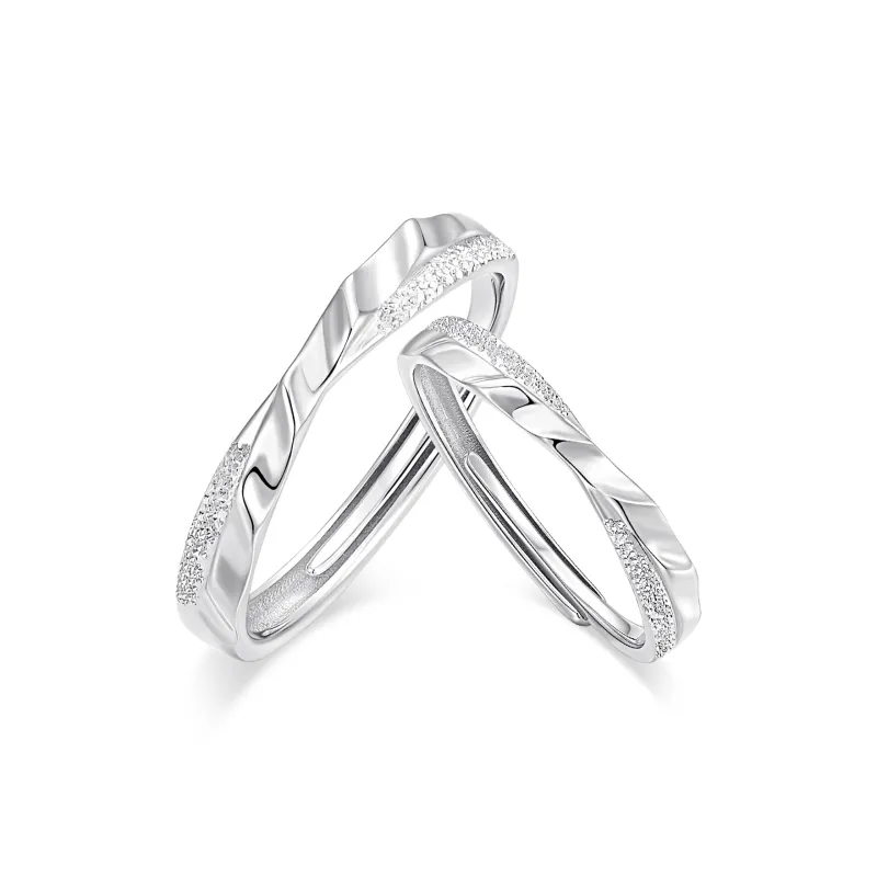 KADER 925 Sterling Silver Rings Unisex Silver-6
