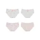 4 Pack-Heart+White+Pink+Flesh Pink