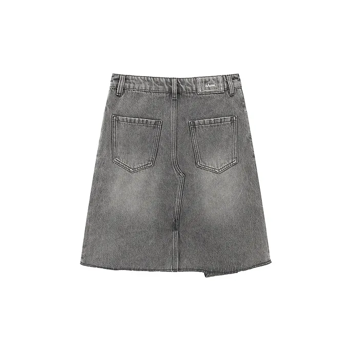 CHUU Casual Short Skirts Women's Dark Gray-1