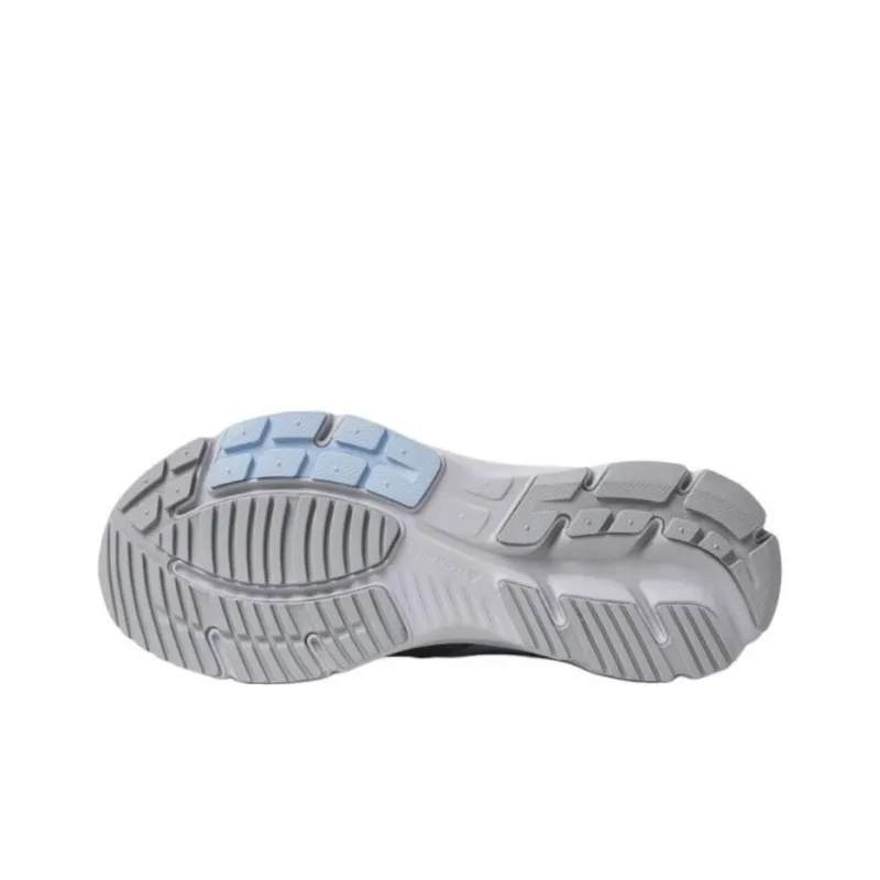 Le Coq Sportif Anti Slip Wear Resistant Low Top Running Shoes Unisex Silver-3