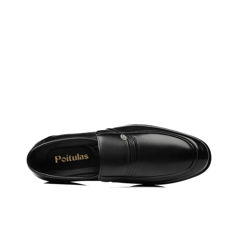 Poitulas Dress Shoes Men's Black-1