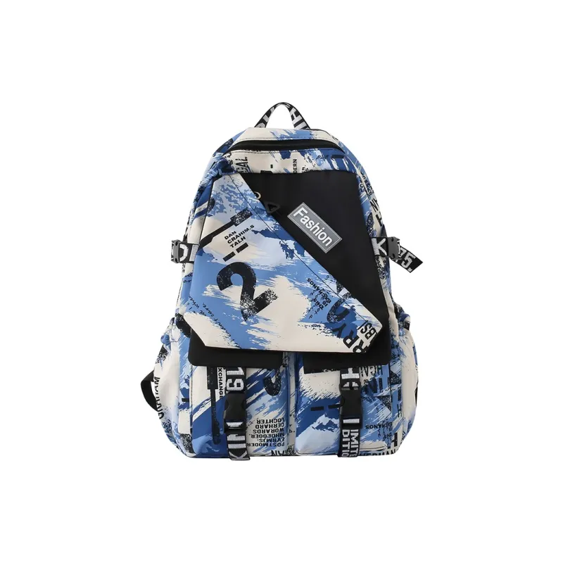URBAN FOREST Nylon Backpack Unisex Multicolor-12