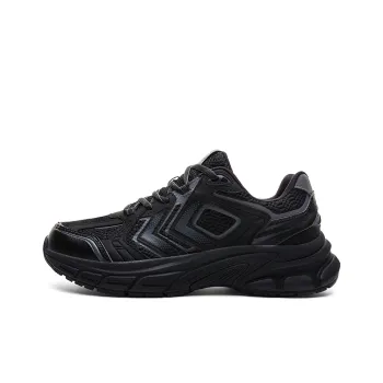 Hummel Cushioned Anti Slip Wear Resistant Lightweight Height Increasing Low Top Chunky Sneakers Men's Black