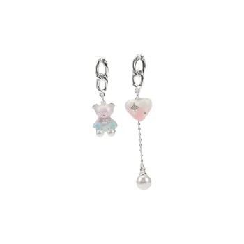 Vegetarian 925 Sterling Silver Earrings Women's
