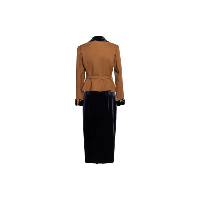ROEYSHOUSE Skirt Set Women's Brown-2