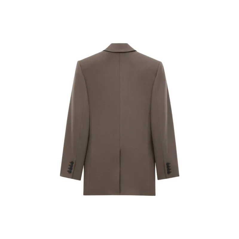 SAINT LAURENT Jackets & Coats Women's Brown-1