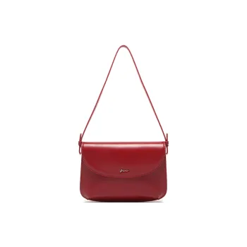 MICOCAH PU Shoulder Bag Crossbody Bag Shoulder Bag Regular Women's Hot Song Red/Premium Black