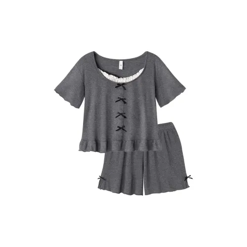 O'MESIK Pajama Set Women's Dark Gray