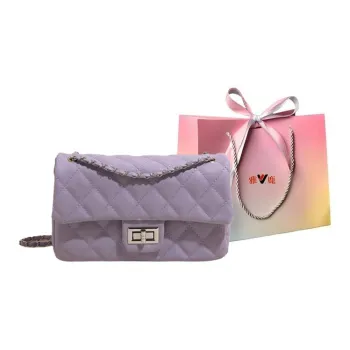 Yalu PU Shoulder Bag Regular Women's Silver/Black/Purple