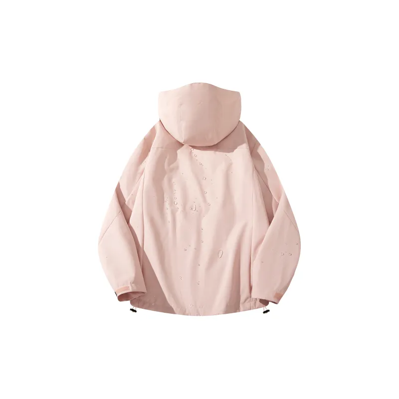 BOBBY ABLEY Water-Resistant Windproof Wear-Resistant Windbreaker Jacket Unisex Dragon Scales Yellow-13