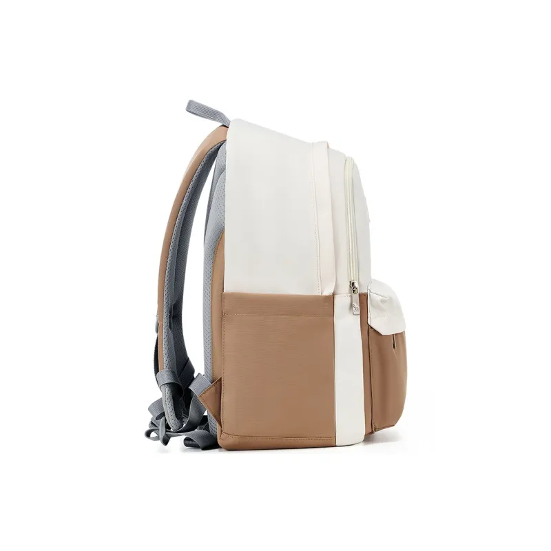 OIWAS Fabric Backpack Regular Unisex Gray/Khaki-9