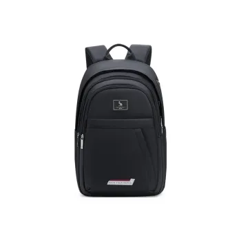 OIWAS Fabric Backpack Unisex Black/Blue