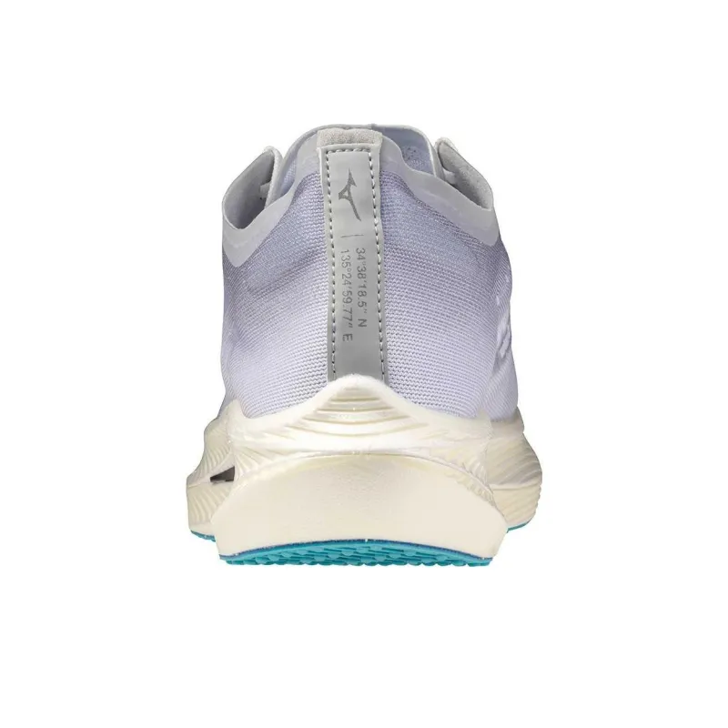 Mizuno WAVE REBELLION PRO Abrasion-Resistant Low-Top Running Shoes Men's White Blue-3