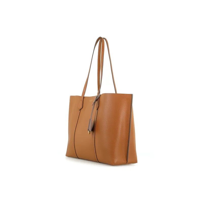 TORY BURCH Perry Triple Compartment Tote Light Umber-1
