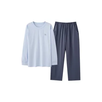 GOSO Pajama Set Men's Aqua Blue