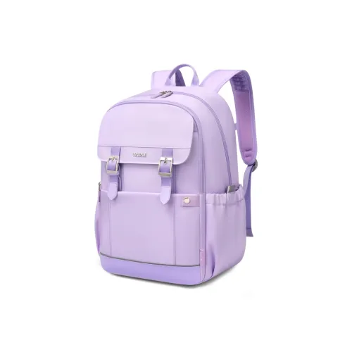 V.NINE Fabric Student Bag Unisex Taro Purple/Starry Blue