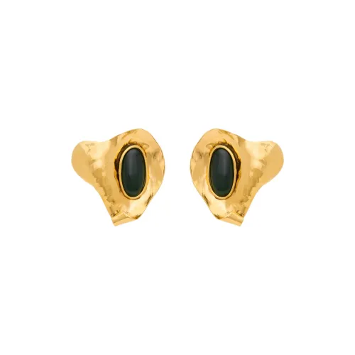 SAINT LAURENT Resin Earrings Women's Gold